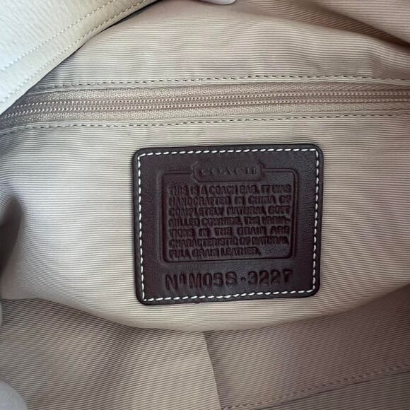 Coach Tan Pebbled Leather Vintage Hobo Shoulder Bag - Picture 4 of 5